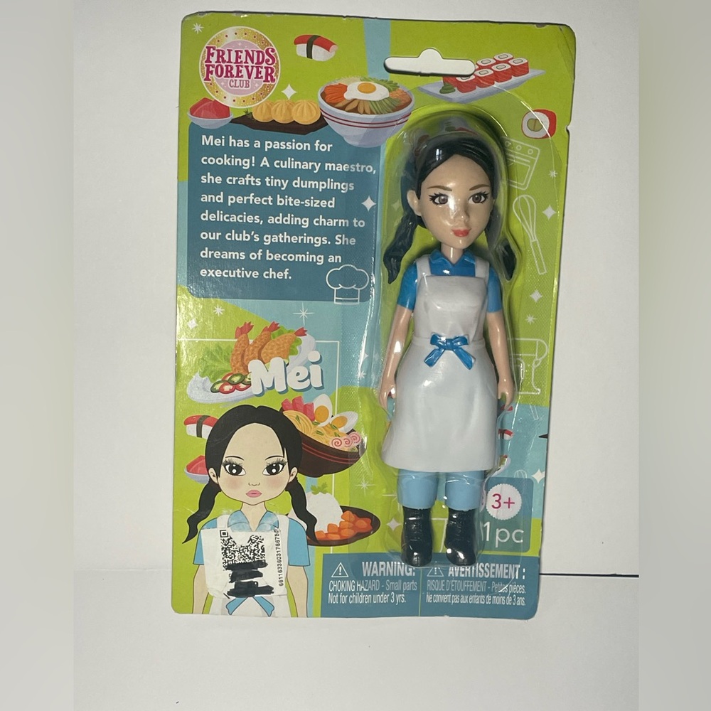 NEW Mei – Culinary Chef Doll | Friends Forever Club Vinyl Figure Play Toy